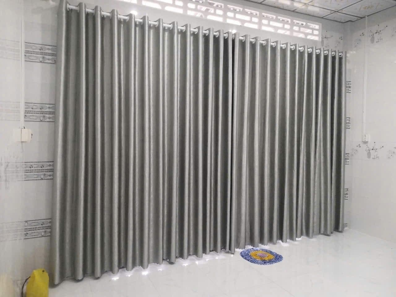 Rèm vải phi bóng  - ảnh 4